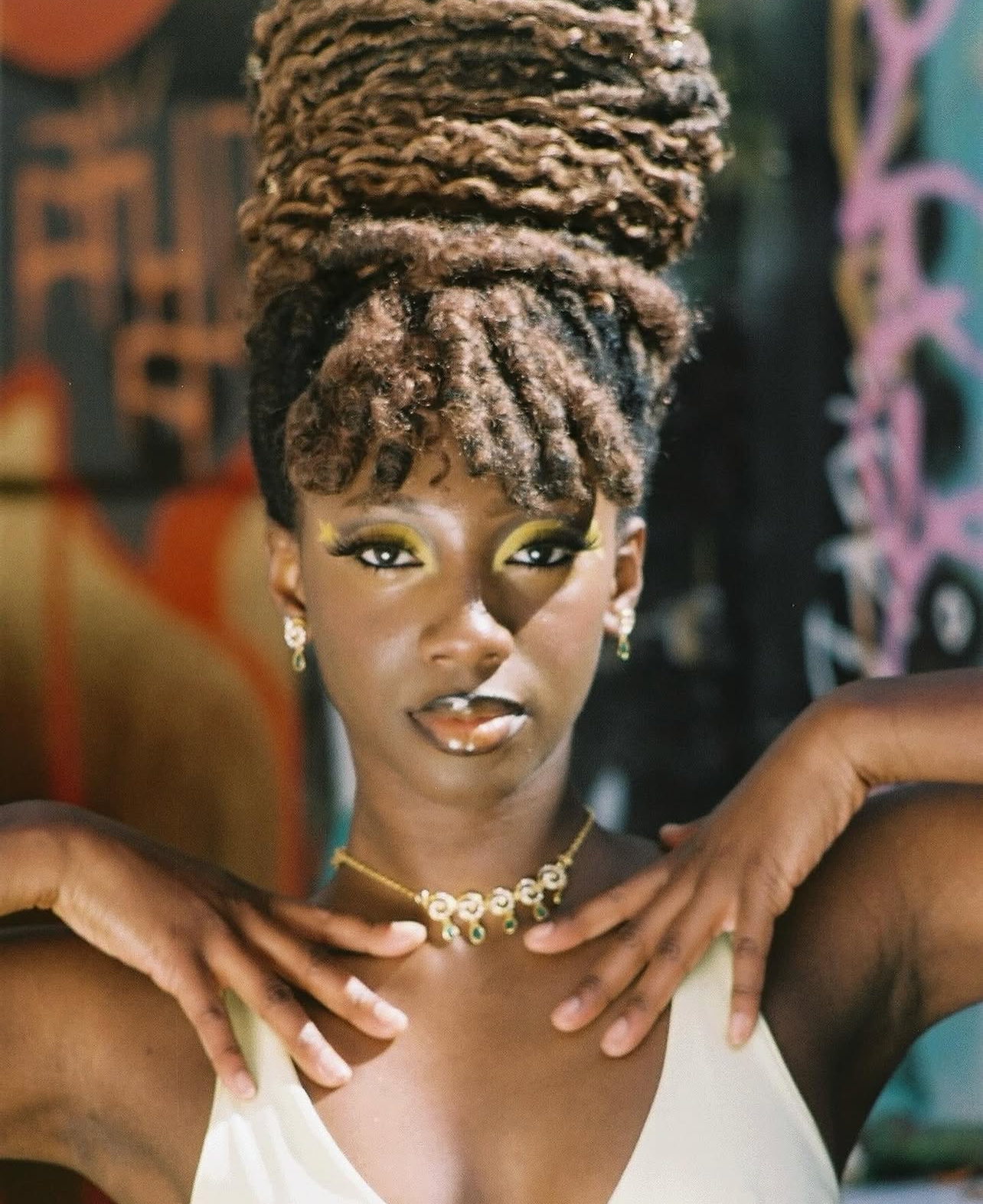 Model in an Alleyway