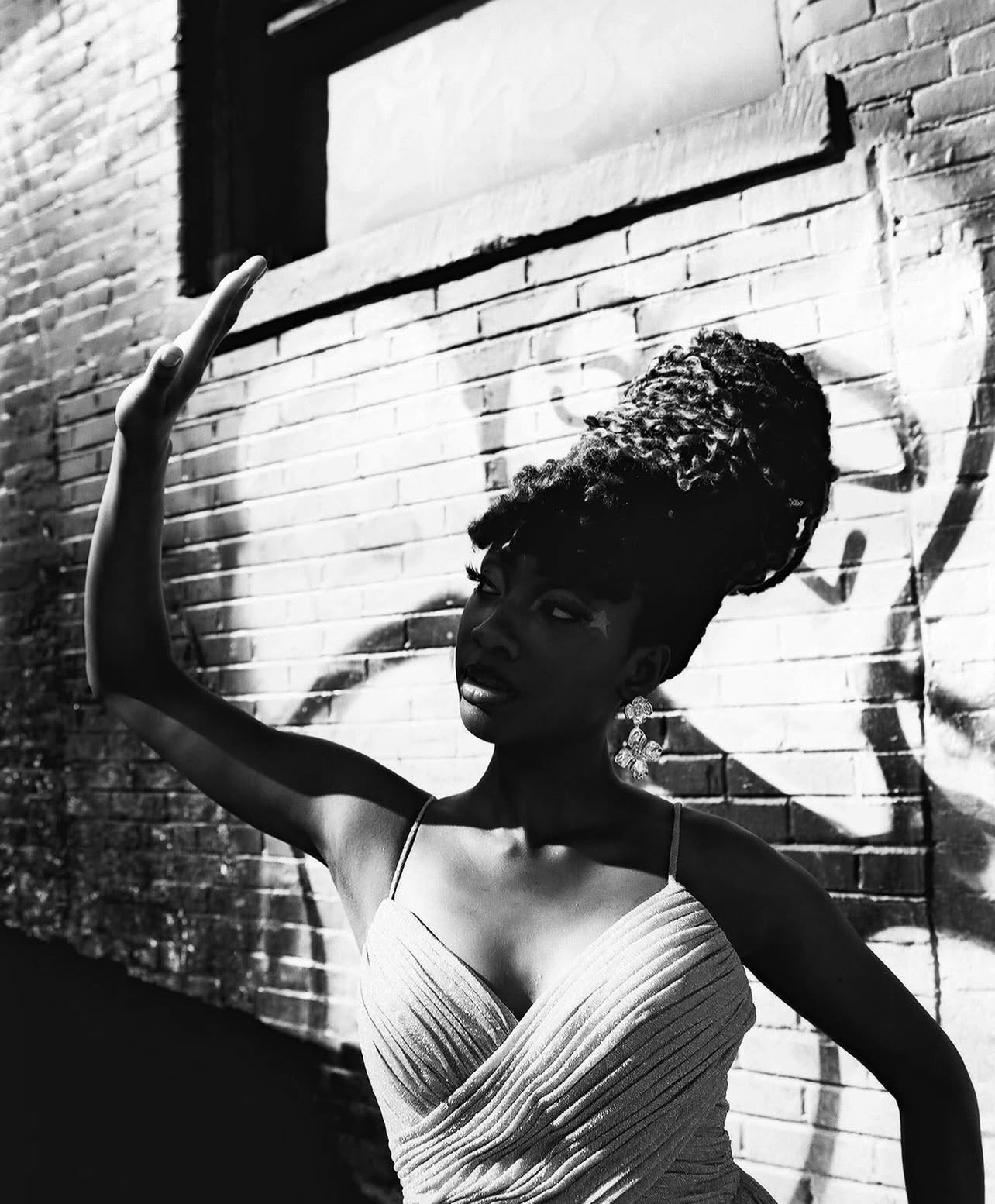 Model in an Alleyway