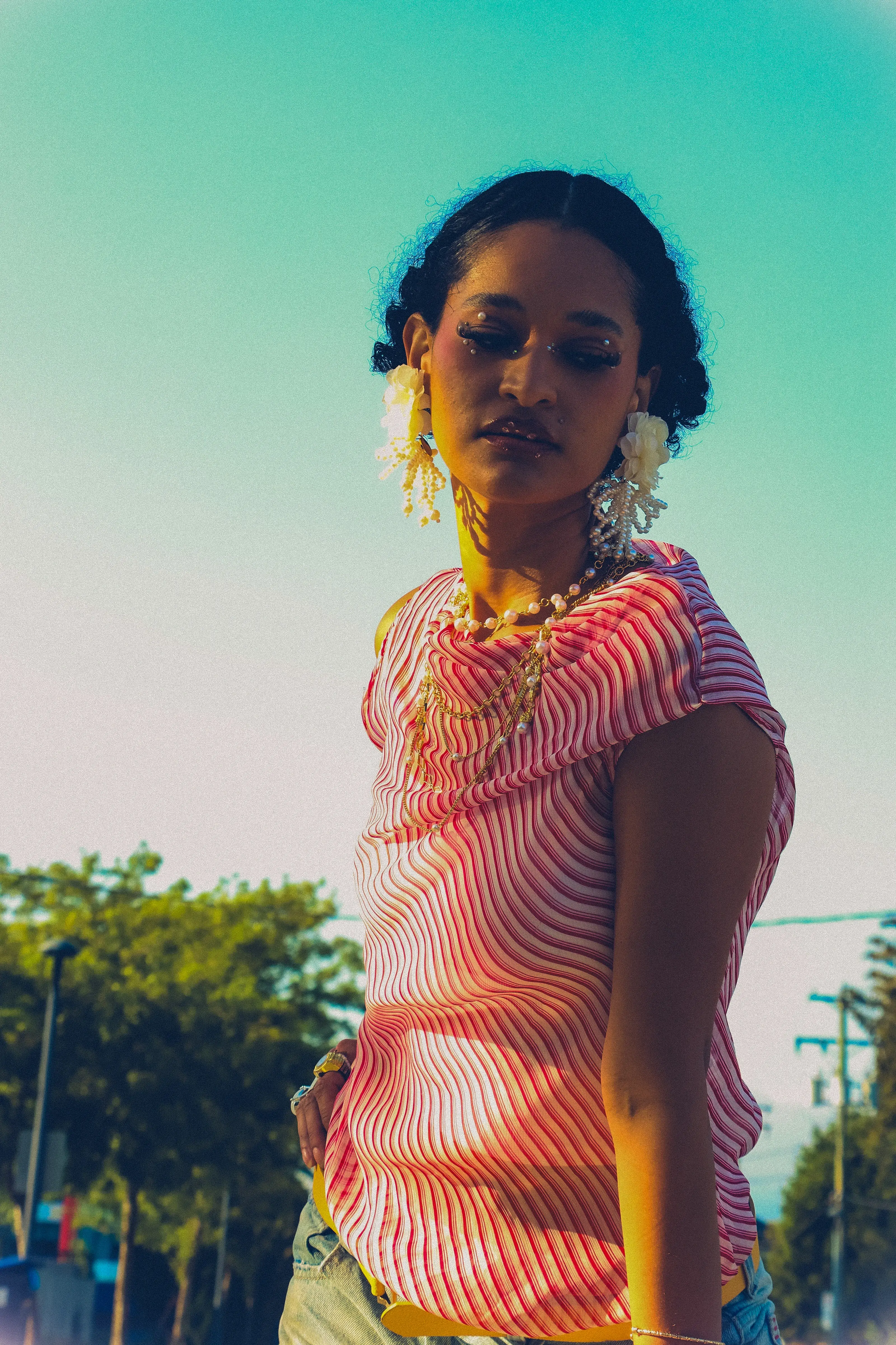 Model in a Skatepark