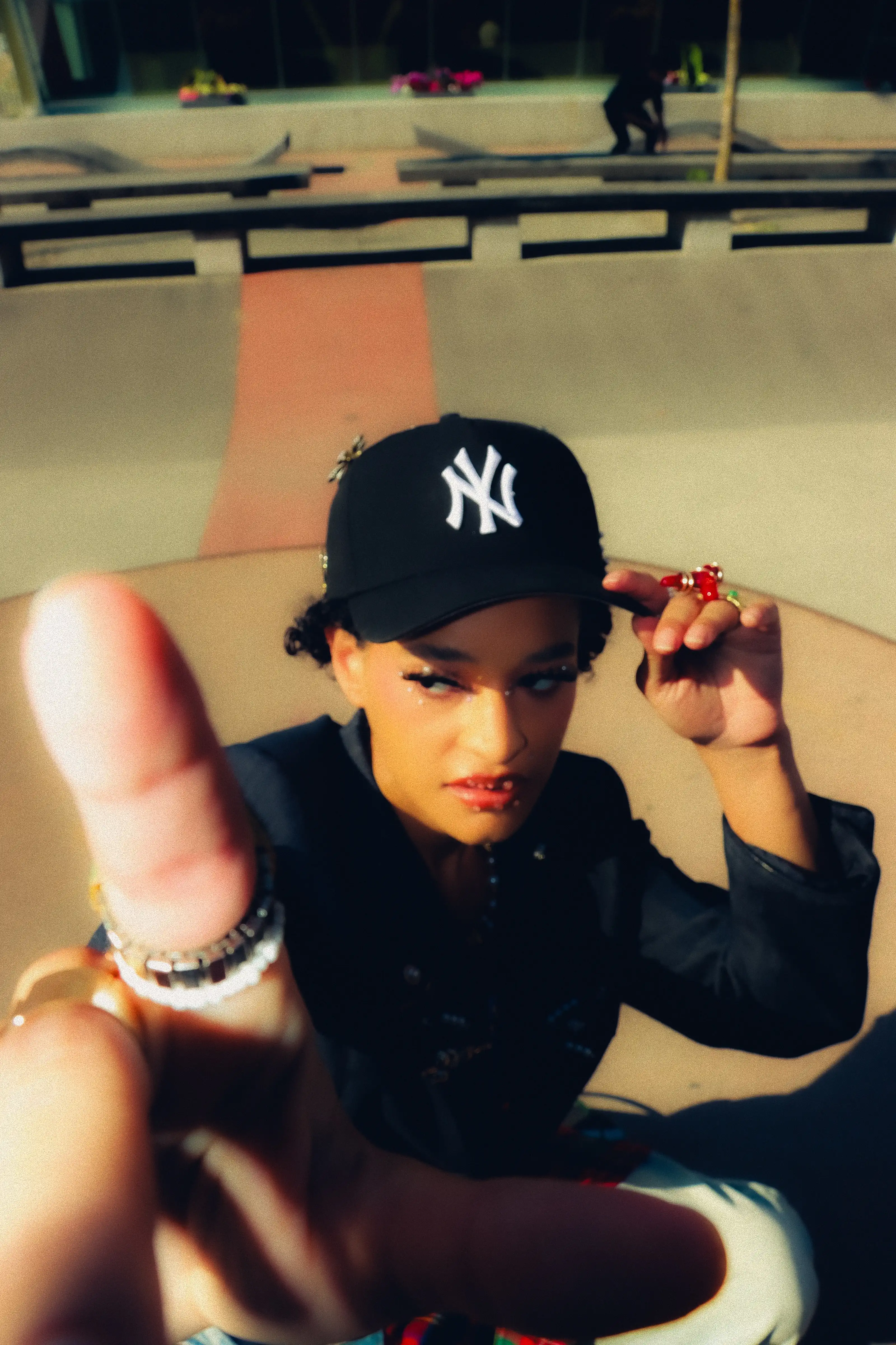 Model in a Skatepark