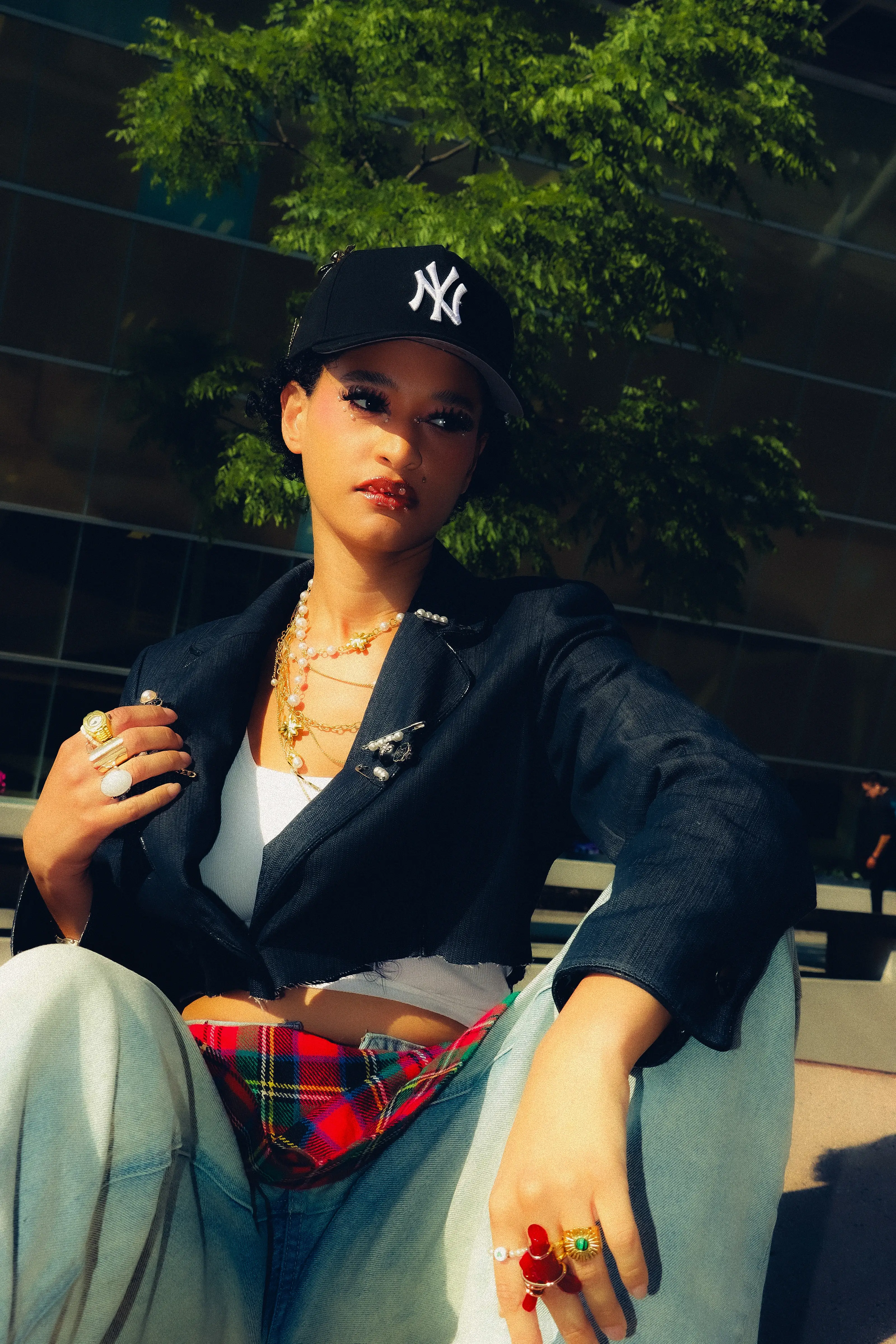 Model in a Skatepark