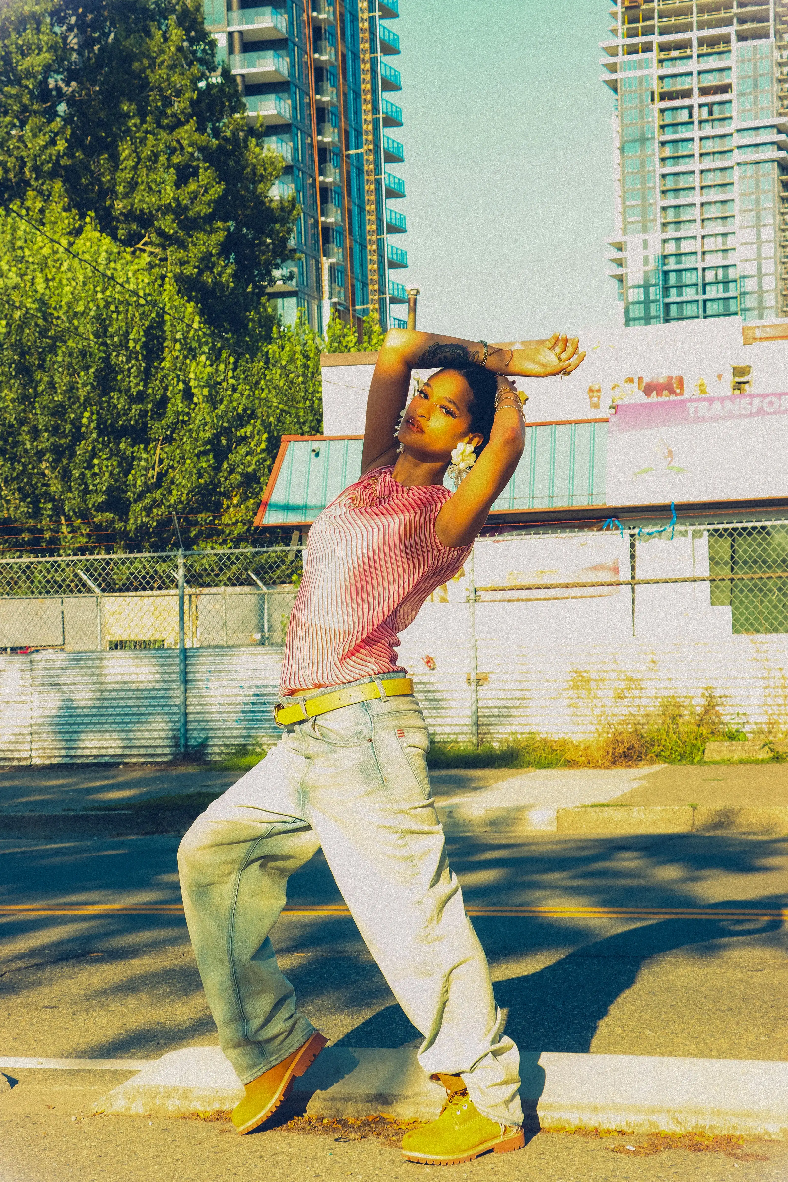 Model in a Skatepark