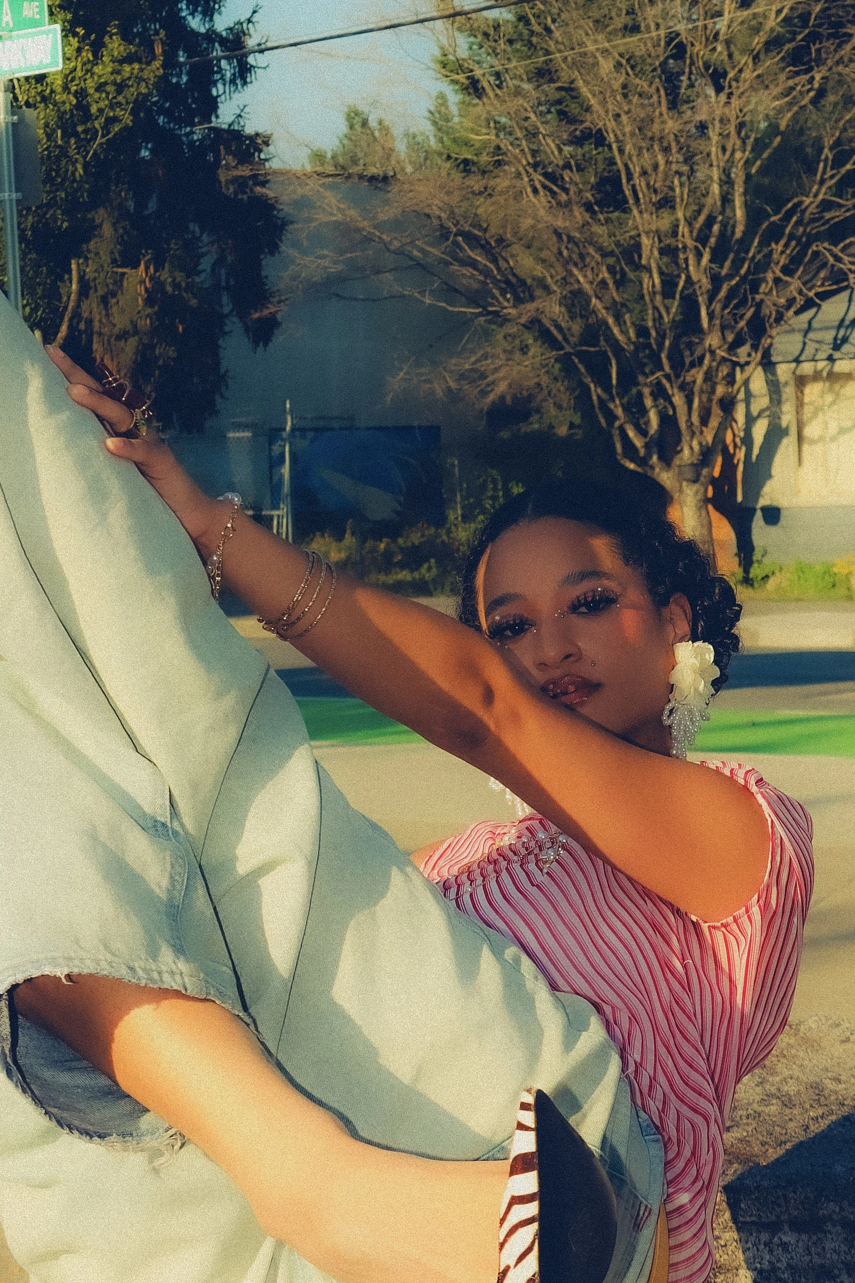 Model in a Skatepark